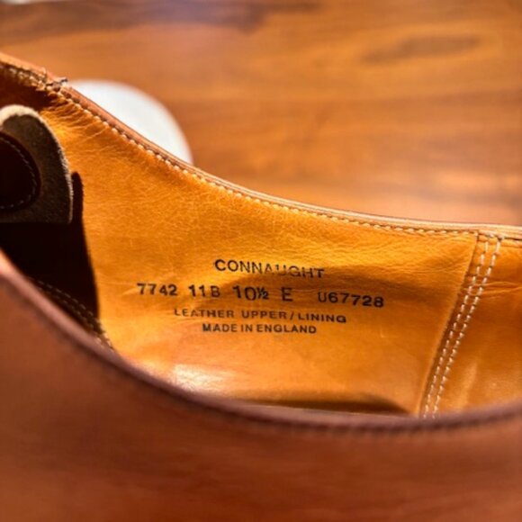 Crockett & Jones Connaught – Chestnut/(Mid Brown) Calf – US 10.5 - Picture 7 of 8